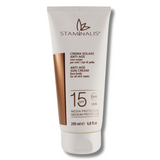 Crema solare viso e corpo SPF 15 Staminalis con azione anti-age e idratante