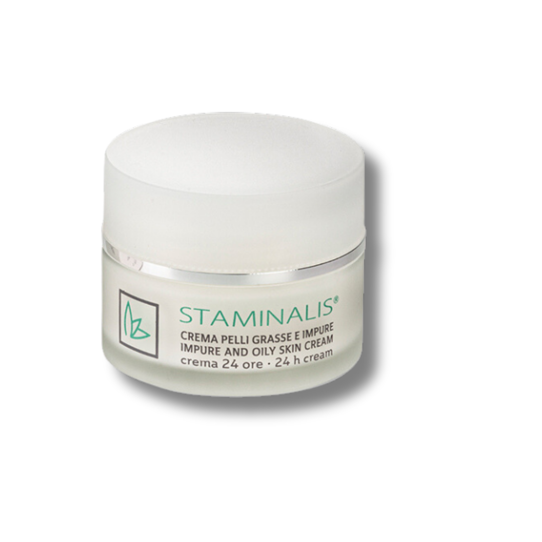 Crema viso Staminalis per pelli grasse – Equilibrio e idratazione per pelle impura