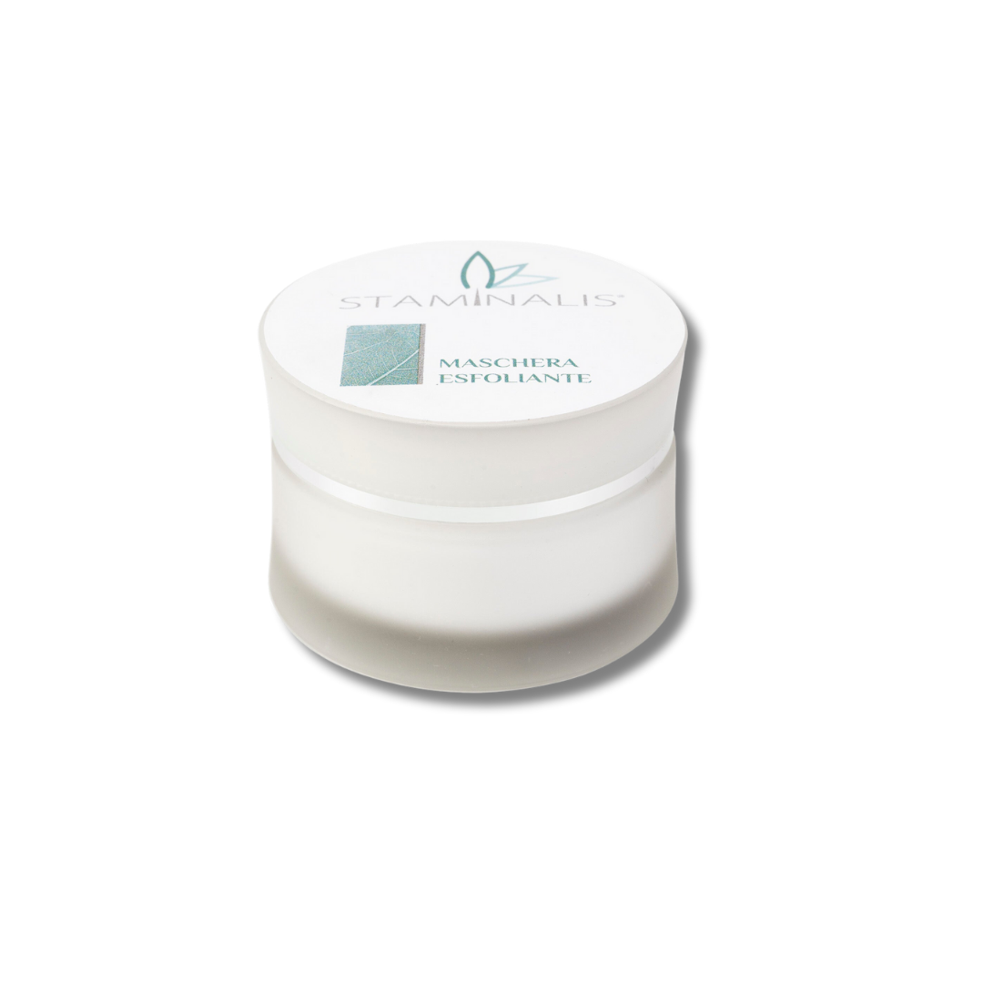 Maschera esfoliante Staminalis - Pelle liscia e luminosa con estratti naturali.