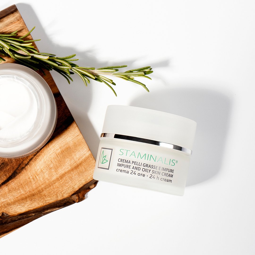 Crema viso purificante Staminalis – Controllo del sebo e freschezza per la pelle