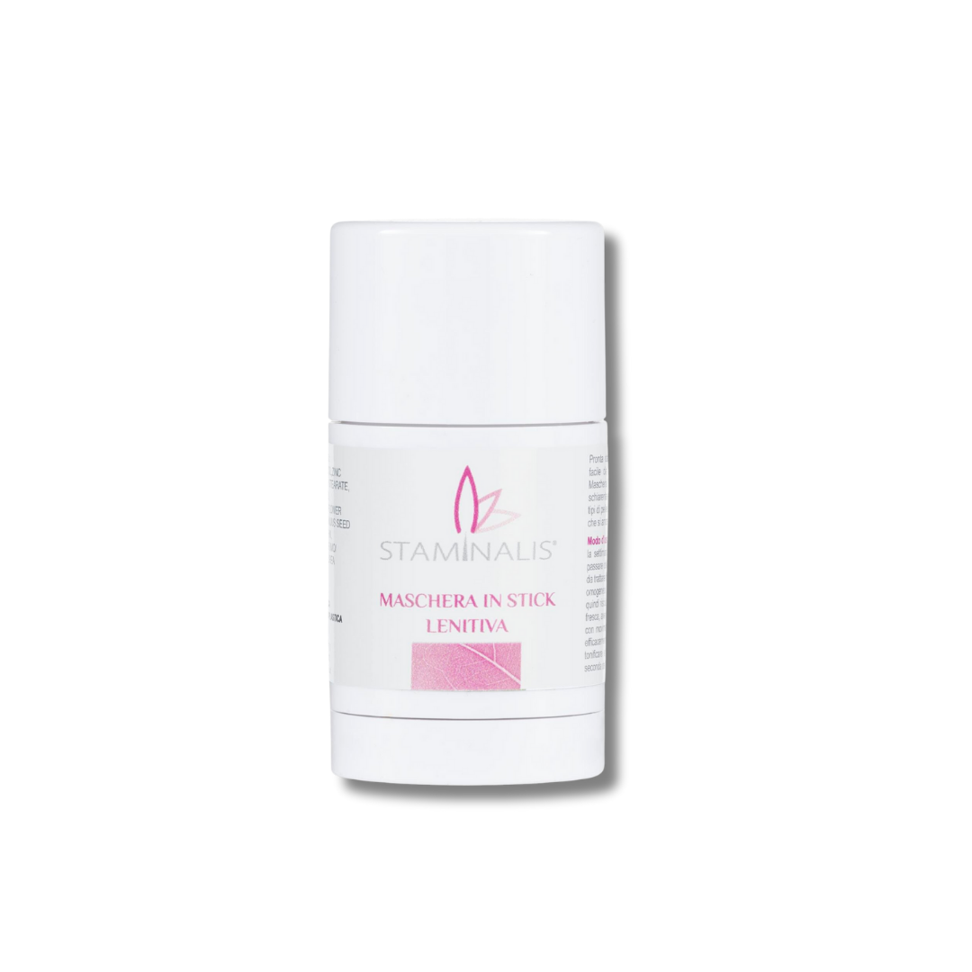 Maschera lenitiva in stick Staminalis - Idratazione e protezione per pelli sensibili.
