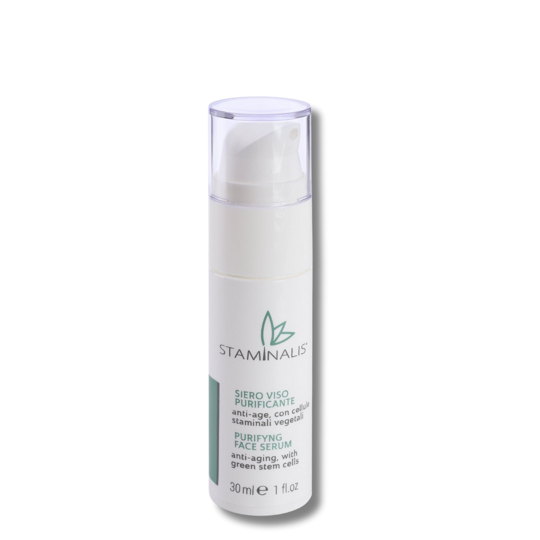 Siero viso purificante Staminalis - Azione sebonormalizzante e antiage.
