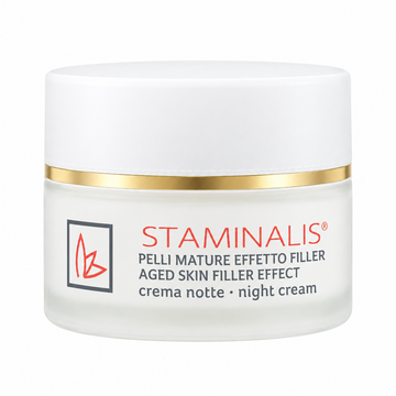 Crema Notte Effetto Filler per Pelli Mature | Rimpolpante e Rigenerante - 50 ml