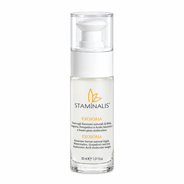 Exosoma 30 ml - Siero agli Esosomi naturali di Mela, Anguria, Pompelmo e Acido Ialuronico a basso peso molecolare