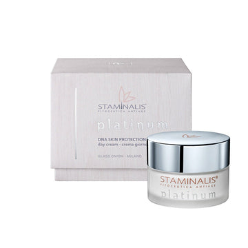 Crema Giorno Staminalis DNA Skin Protection Anti-Age con protezione UV.

