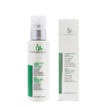 Crema effetto lifting Staminalis per un décolleté più tonico, elastico e idratato