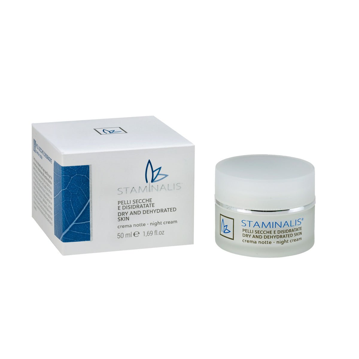 Crema notte idratante Staminalis – Riparazione e nutrimento per la pelle secca