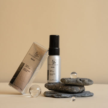 Siero viso anti-età uomo Staminalis – Energia e idratazione per la pelle maschile